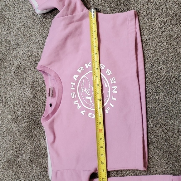 Gymshark Womens Hoodie Crop Sweater sweatshirt sz M - Picture 7 of 9